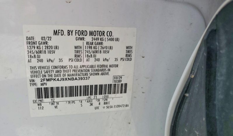 
FORD EDGE SEL, 2022 full									