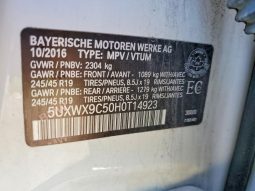 
BMW X3 XDRIVE28I, 2017 (2016) full									