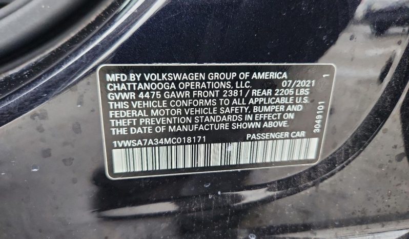 
VOLKSWAGEN PASSAT SE, 2021 full									