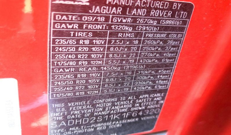 
JAGUAR I-PACE FIRST EDITION, 2019 (2018) full									