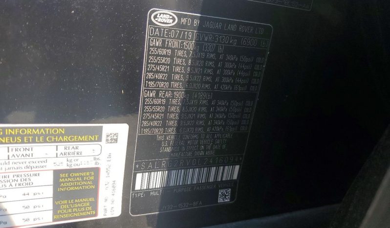
LAND ROVER DISCOVERY SE, 2020 (2019) full									