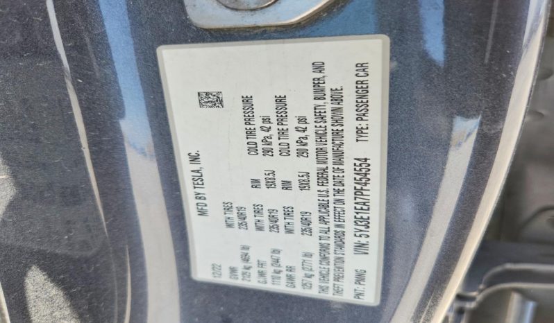 
TESLA MODEL 3 RWD, 2023 (2022) full									