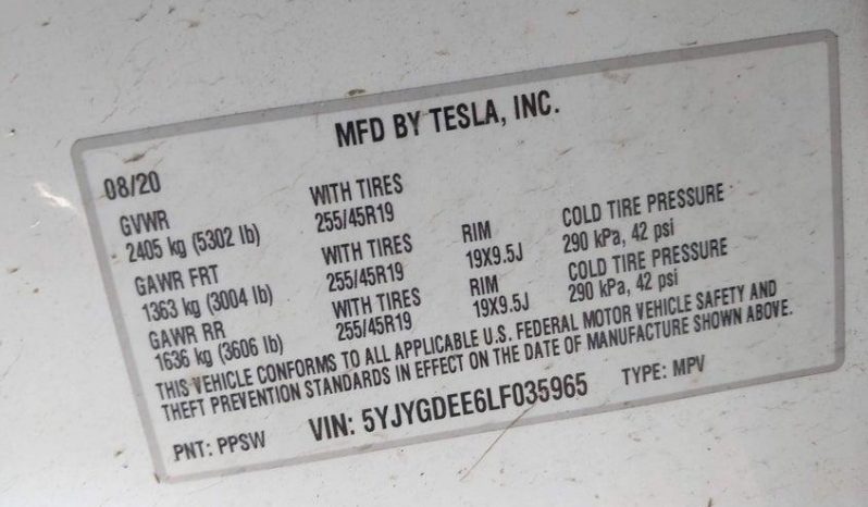 
TESLA MODEL Y LR DM, 2020 full									