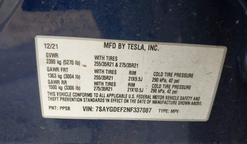 
TESLA MODEL Y PERFORMANCE, 2022 (2021) full									