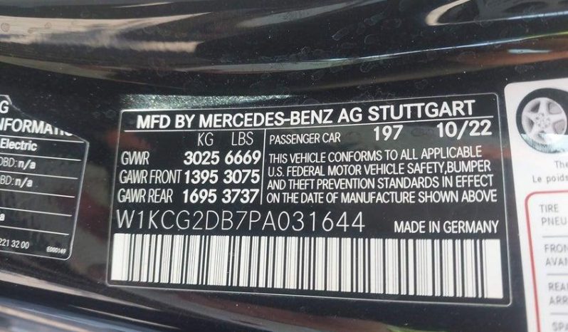 
MERCEDES-BENZ EQS 450+, 2023 (2022) full									