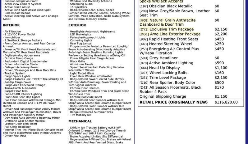 
MERCEDES-BENZ EQS 450+, 2023 (2022) full									