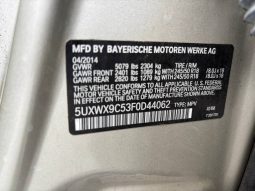 
BMW X3 XDRIVE28I, 2015 (2014) full									