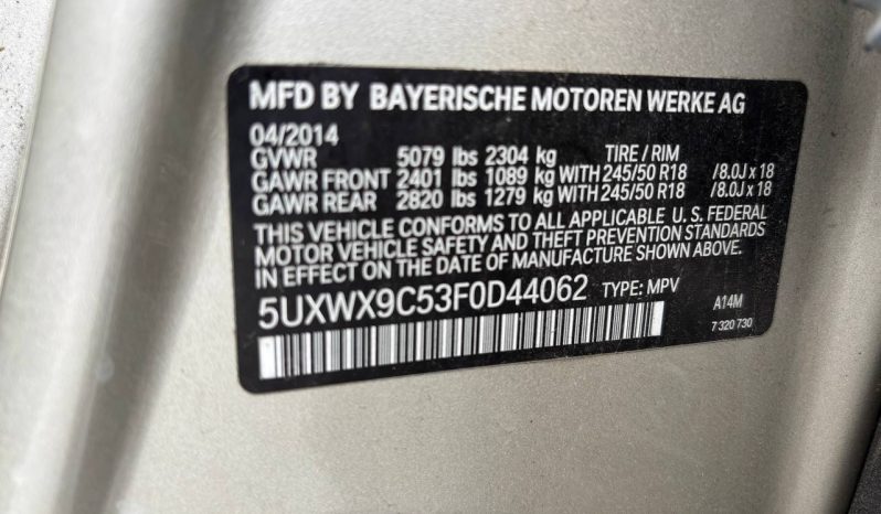 
BMW X3 XDRIVE28I, 2015 (2014) full									