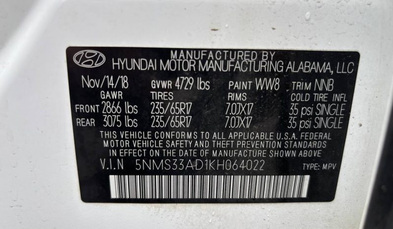 
HYUNDAI SANTA FE SEL, 2019 (2018) full									
