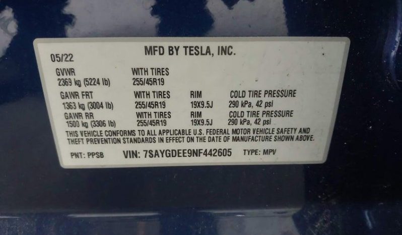 
TESLA MODEL Y LR DM, 2022 full									