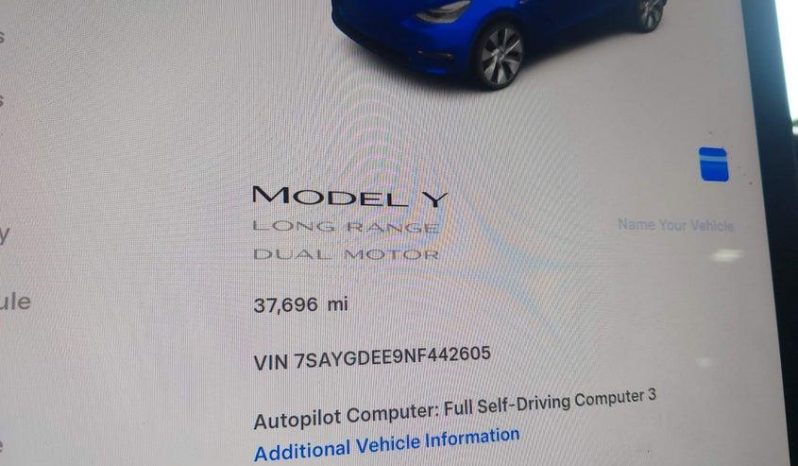 
TESLA MODEL Y LR DM, 2022 full									