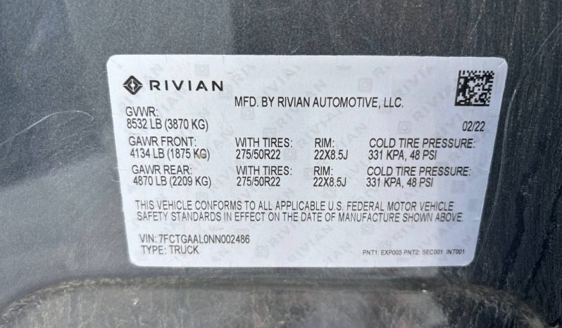 
RIVIAN R1T LAUNCH EDITION, 2022 full									