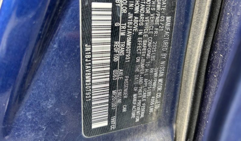 
NISSAN ROGUE SPORT S, 2021 full									