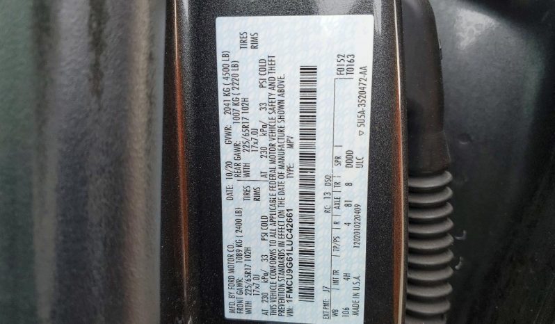 
FORD ESCAPE SE, 2020 full									