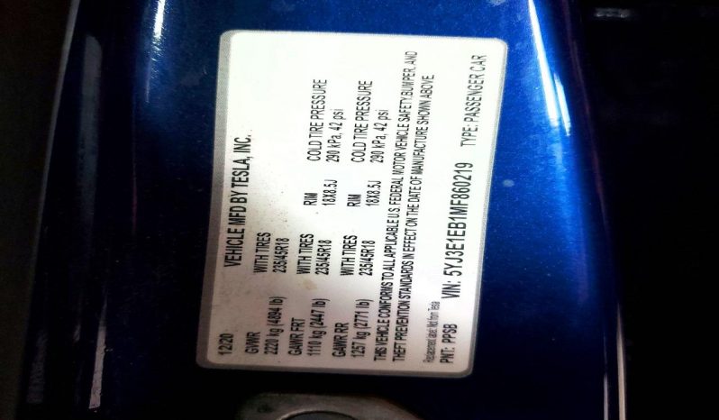 
TESLA MODEL 3 LR DM, 2021 (2020) full									
