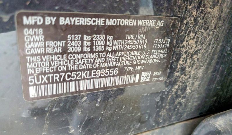 
BMW X3 SDRIVE30I, 2019 (2018) full									