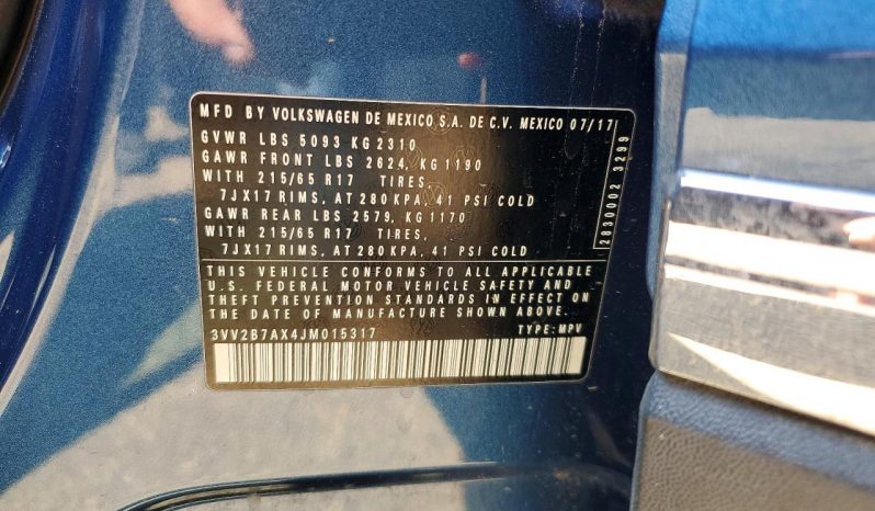 
VOLKSWAGEN TIGUAN SE, 2018 (2017) full									