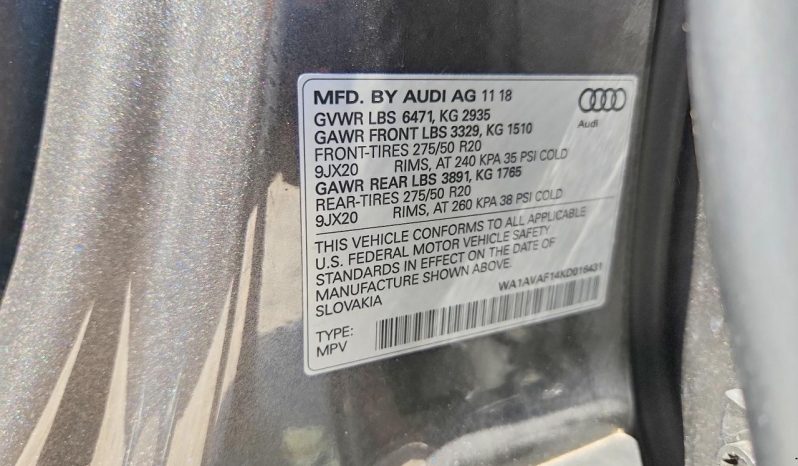 
AUDI Q8 55, 2019 (2018) full									