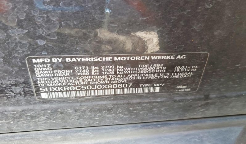 
BMW X5 XDRIVE35I, 2018 (2017) full									