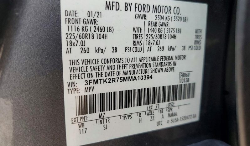 
FORD MUSTANG MACH-E CALIFORNIA ROUTE 1, 2021 full									