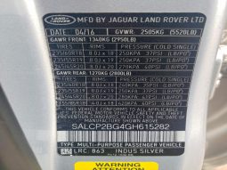 
LAND ROVER DISCOVERY SPORT SE, 2016 full									
