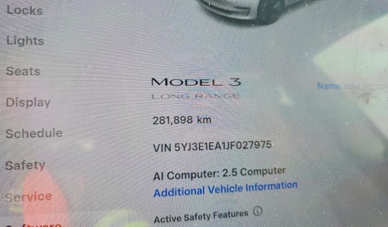 
TESLA MODEL 3 LR RWD, 2018 full									