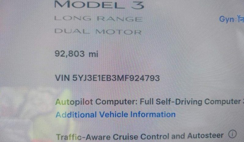 
TESLA MODEL 3 LR DM, 2021 full									