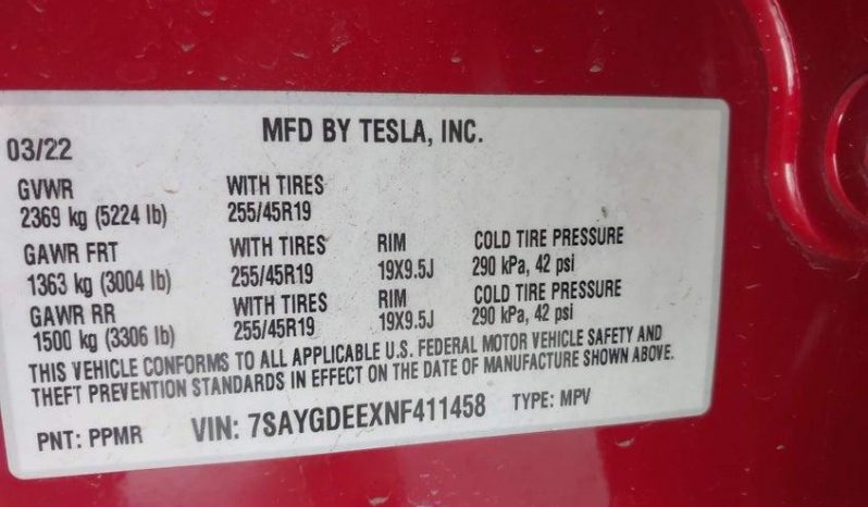 
TESLA MODEL Y LR DM, 2022 full									