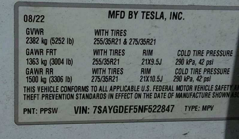 
TESLA MODEL Y PERFORMANCE, 2022 full									
