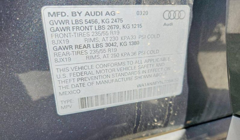 
AUDI Q5 PREMIUM, 2020 full									