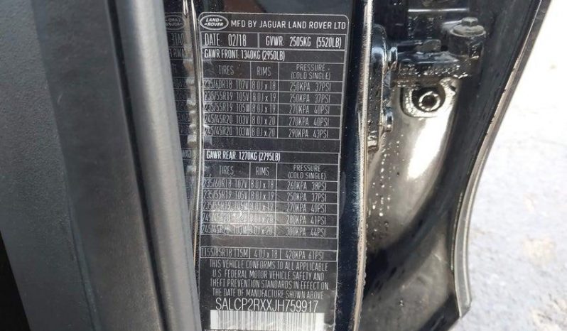 
LAND ROVER DISCOVERY SPORT SE, 2018 full									