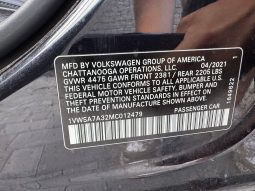 
VOLKSWAGEN PASSAT 2.0T SE, 2021 full									