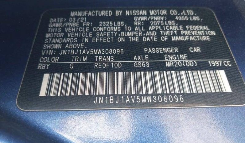 
NISSAN ROGUE SPORT S, 2021 full									
