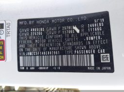 
HONDA CLARITY PLUG-IN HYBRID, 2019 full									