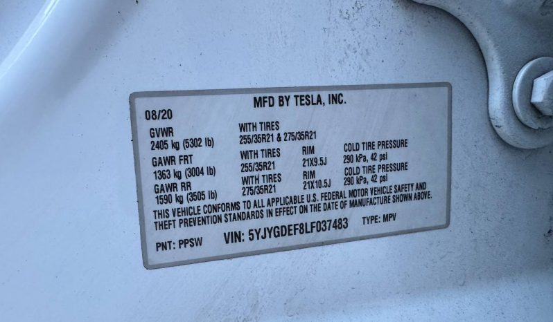 
TESLA MODEL Y PERFORMANCE, 2020 full									