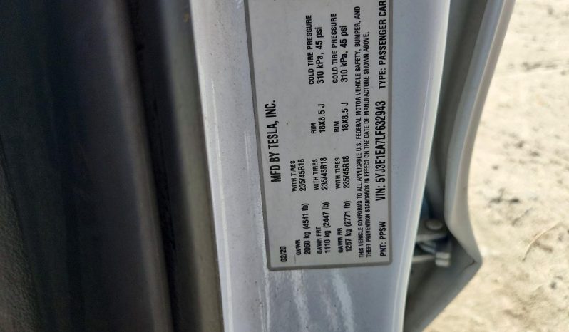 
TESLA MODEL 3 SR+ RWD, 2020 full									