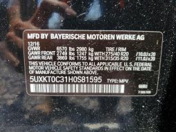 
BMW X5 XDR40E, 2017 (2016) full									