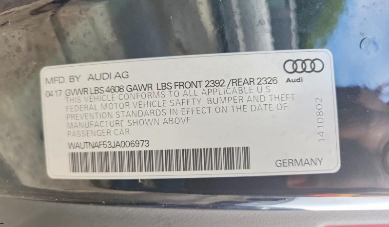 
AUDI A5 PREMIUM PLUS S-LINE, 2018 (2017) full									