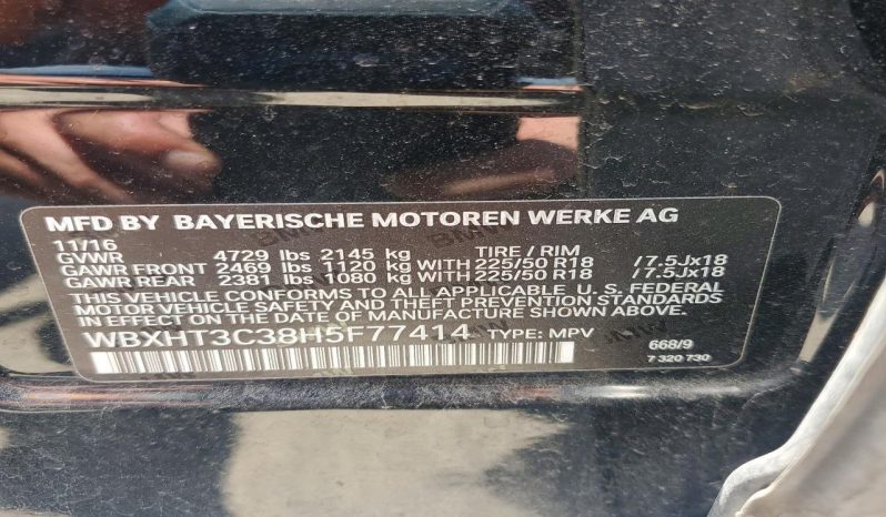 
BMW X1 XDRIVE28I, 2017 (2016) full									