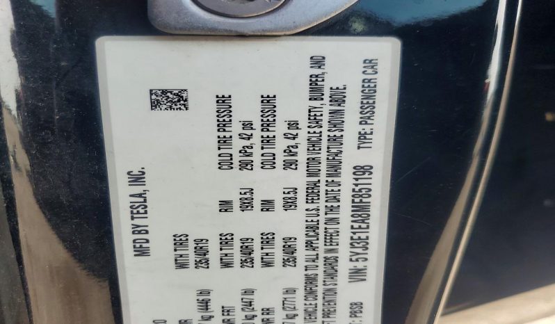 
TESLA MODEL 3 SR RWD, 2021 (2020) full									