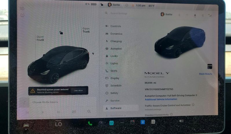 
TESLA MODEL Y SR RWD, 2021 full									
