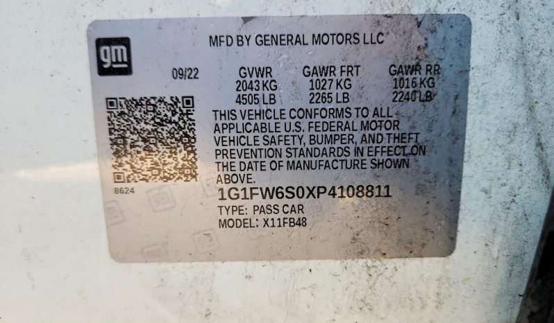 
CHEVROLET BOLT EV 1LT, 2023 (2022) full									