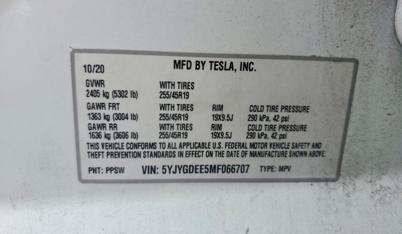 
TESLA MODEL Y LR DM, 2021 (2020) full									