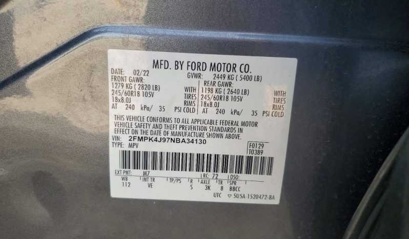
FORD EDGE SEL, 2022 full									