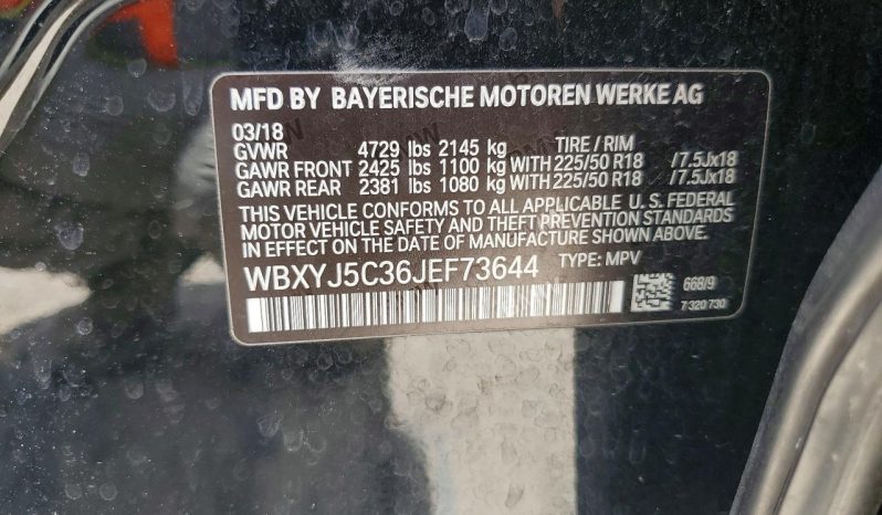 
BMW X2 XDRIVE28I, 2018 Ⓟ full									