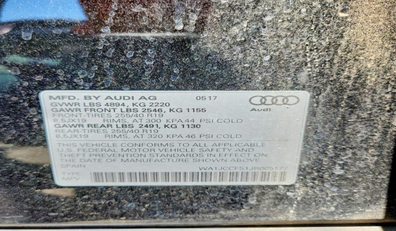 
AUDI Q3 PREMIUM PLUS, 2018 (2017) Ⓟ full									