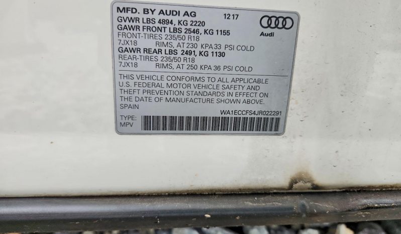 
AUDI Q3 PREMIUM, 2018 (2017) full									