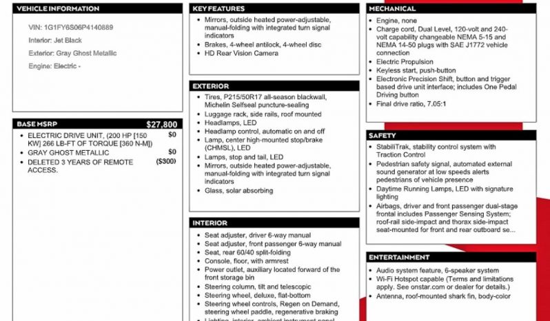 
CHEVROLET BOLT EUV LT, 2023 full									