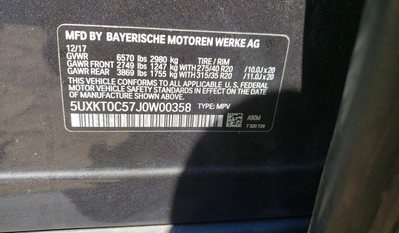 
BMW X5 XDR40E, 2018 (2017) full									
