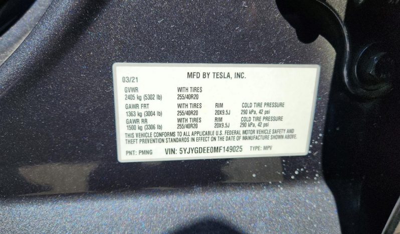
TESLA MODEL Y LR DM, 2021 full									